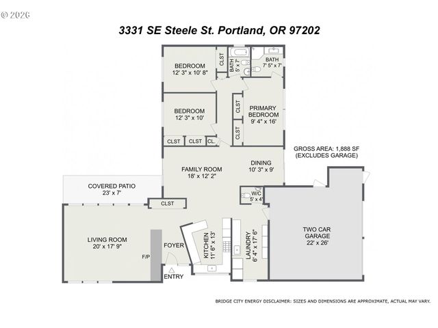3331 Se STEELE St, Portland, OR 97202