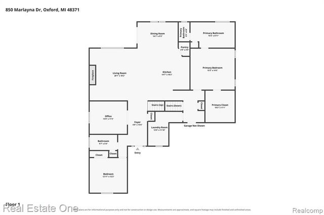 850 Marlayna Drive, Oxford, MI 48371