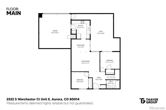 2522 S Worchester Court E, Aurora, CO 80014