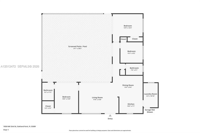 1930 NW 33rd St, Oakland Park, FL 33309