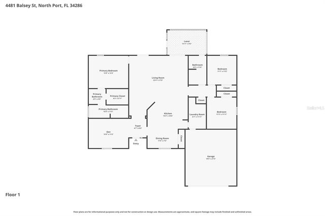 4481 BALSEY STREET, North Port, FL 34286
