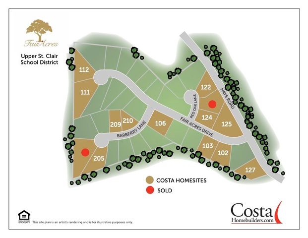 205 (Lot 210) Barberry Ln, St Clair, PA 15241