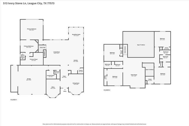 513 Ivory Stone Lane, League City, TX 77573