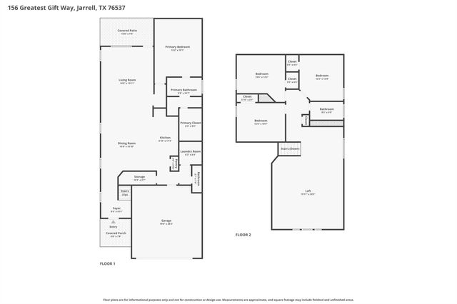 156 Greatest Gift WAY, Jarrell, TX 76537