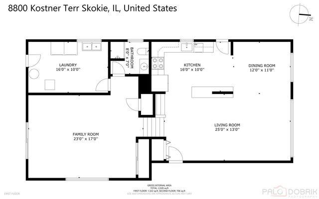 8800 Kostner Terrace, Skokie, IL 60076