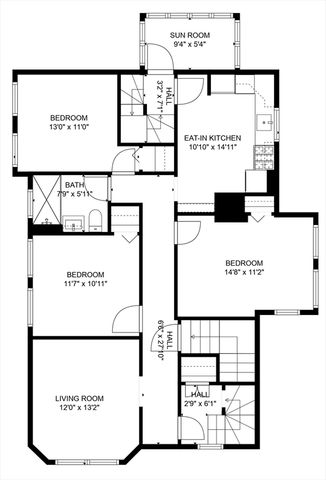 15-17 Saunders St 2, Boston, MA 02134