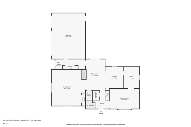 W184N8293 Tours DRIVE, Menomonee Falls, WI 53051