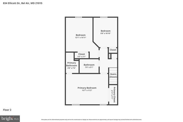 834 ELLICOTT DR, Bel Air, MD 21015