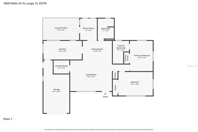 1820 PATLIN CIRCLE N, Largo, FL 33770