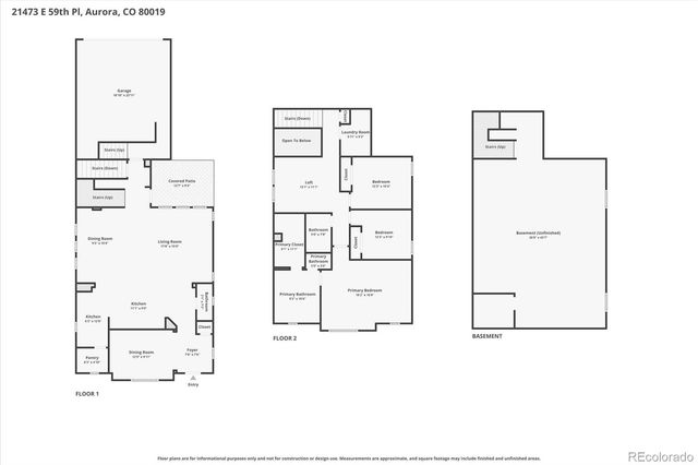 21473 E 59th Place, Aurora, CO 80019