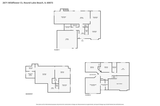 2671 Wildflower Court, Round Lake Beach, IL 60073