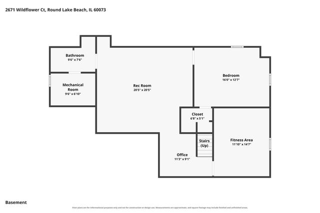 2671 Wildflower Court, Round Lake Beach, IL 60073