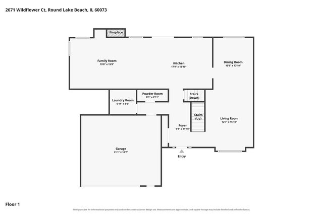 2671 Wildflower Court, Round Lake Beach, IL 60073