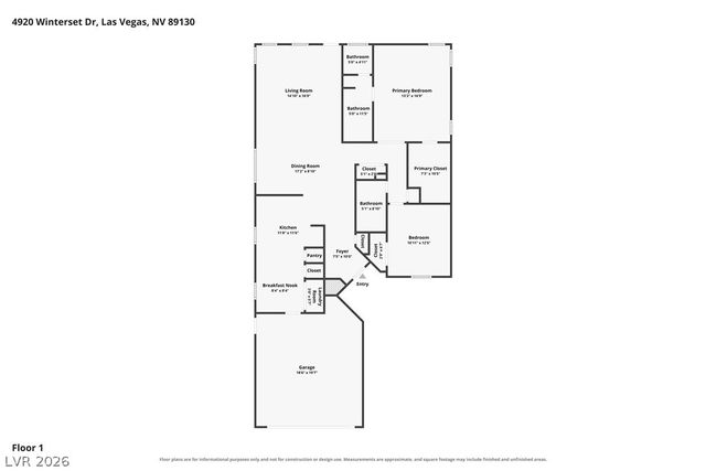 4920 Winterset Drive, Las Vegas, NV 89130