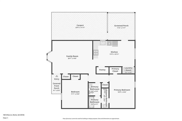 108 Villas Lane NE, Rome, GA 30165
