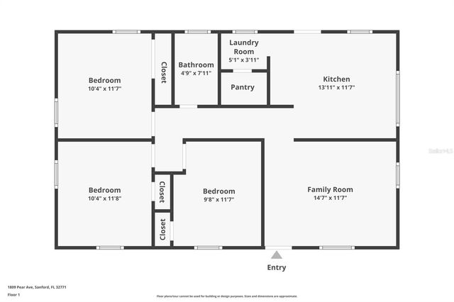 1809 PEAR AVENUE, Sanford, FL 32771