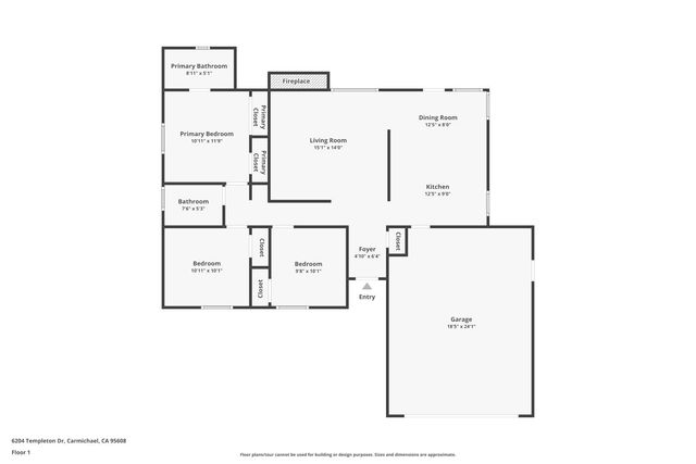 6204 Templeton Dr, Carmichael, CA 95608