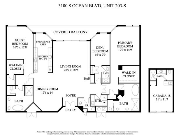 3100 S Ocean Boulevard 203s, Palm Beach, FL 33480