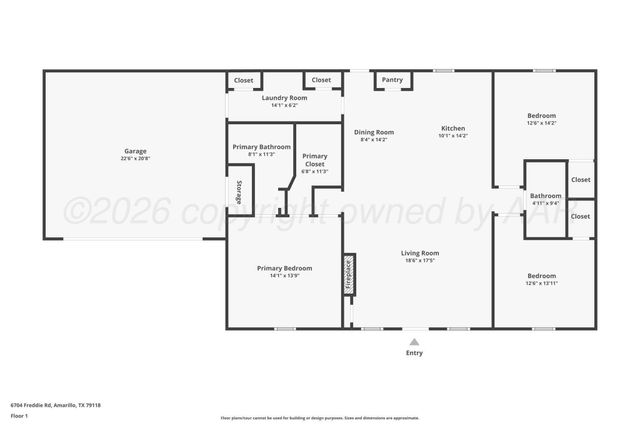 6704 Freddie Road, Amarillo, TX 79118