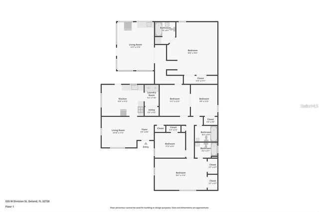 535 W DIVISION STREET, Deland, FL 32720