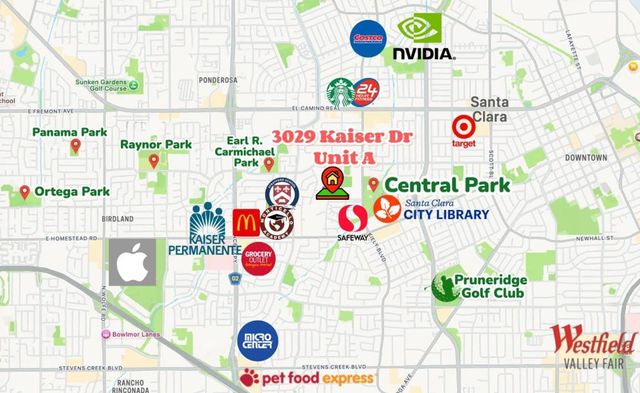 3029 Kaiser Drive Unit A, Santa Clara, CA 95051