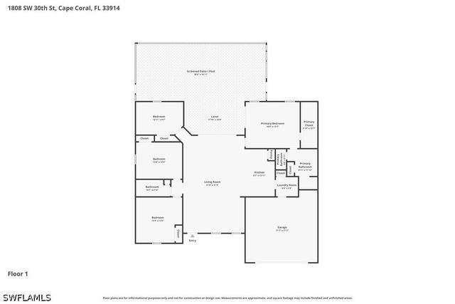 1808 SW 30th ST, Cape Coral, FL 33914
