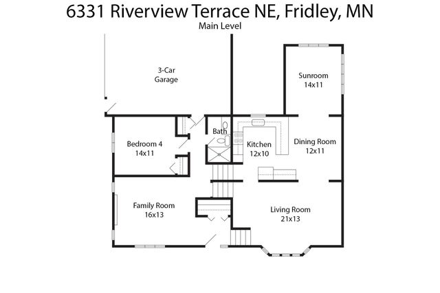 6331 Riverview Terrace NE, Fridley, MN 55432
