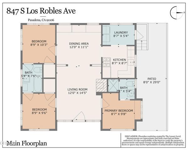 847 S Los Robles Avenue, Pasadena, CA 91106