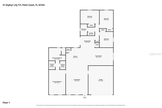 41 ZEPHYR LILY TRAIL, Palm Coast, FL 32164