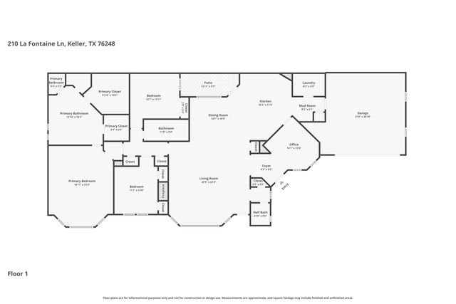 210 La Fontaine Lane, Keller, TX 76248