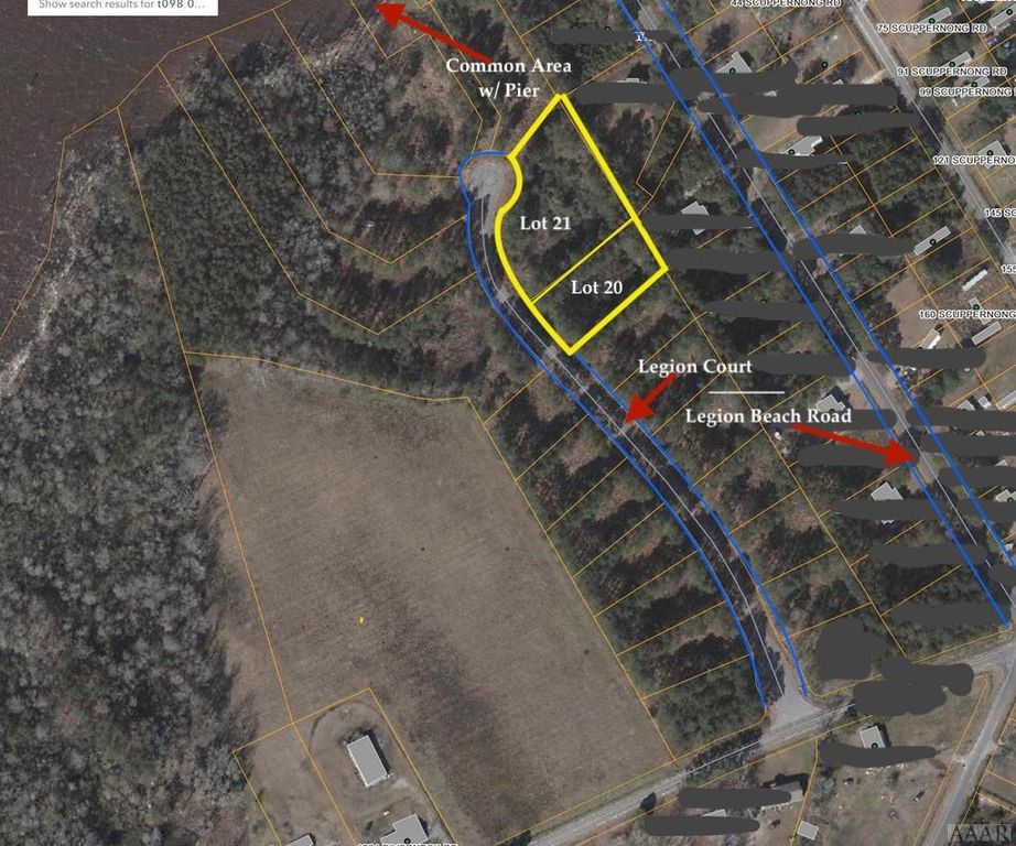 Image 1 of property listing at 180 200 Legion Beach Road Lotslegionct, Columbia, NC 27925
