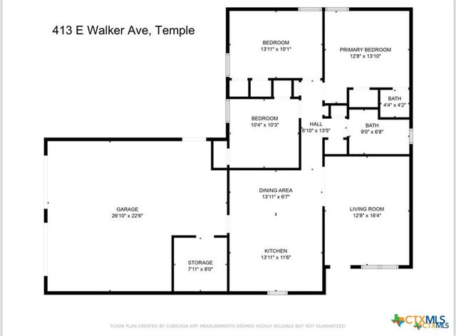 413 E Walker Avenue, Temple, TX 76501