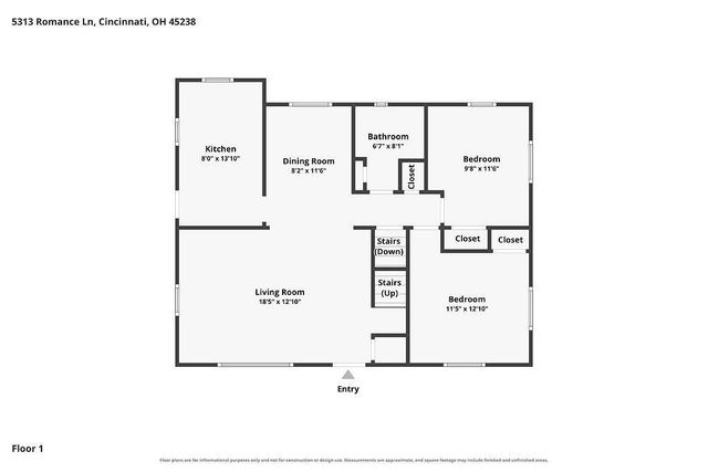 5313 Romance Lane, Delhi Twp, OH 45238