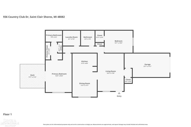 936 Country Club Drive, Saint Clair Shores, MI 48082