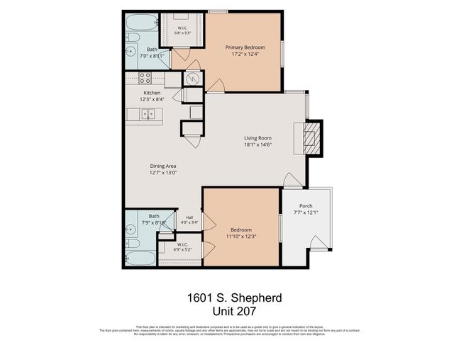 1601 S Shepherd Drive 207, Houston, TX 77019