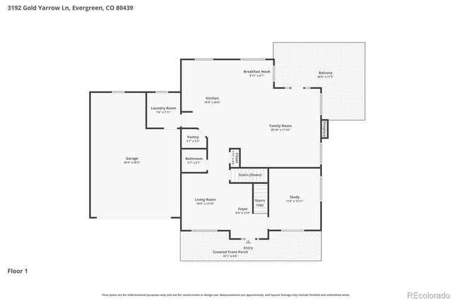 3192 Gold Yarrow Lane, Evergreen, CO 80439