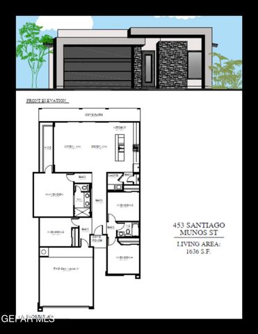 465 SANTIAGO MUNOS Street, Vinton, TX 79821