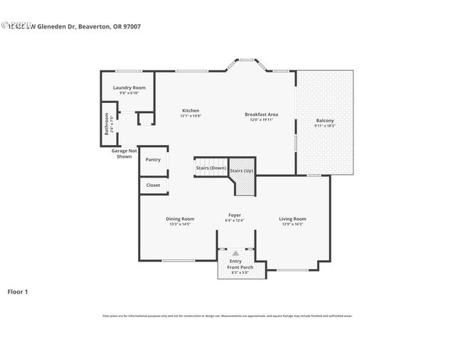 15435 Sw GLENEDEN Dr, Beaverton, OR 97007