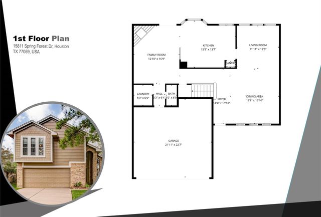 15811 Spring Forest Drive, Houston, TX 77059