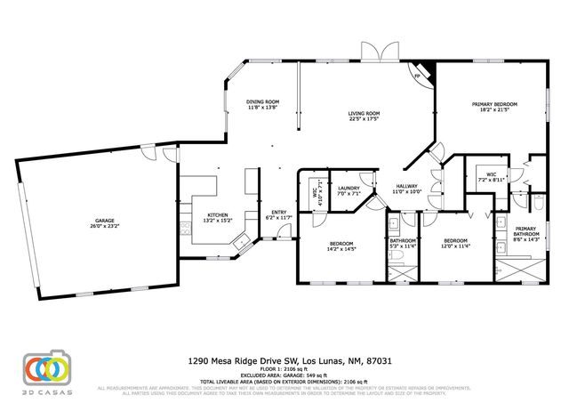 1290 Mesa Ridge Drive SW, Los Lunas, NM 87031