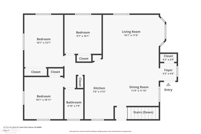 22425 Sunnyside Street, Saint Clair Shores, MI 48080