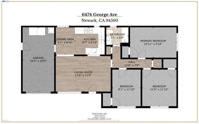 6474 George Ave, Newark, CA 94560