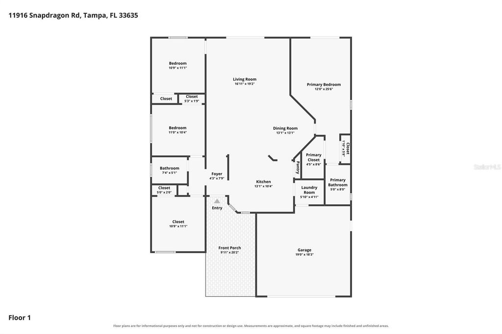 Image 45 of property listing at 11916 SNAPDRAGON ROAD, Tampa, FL 33635