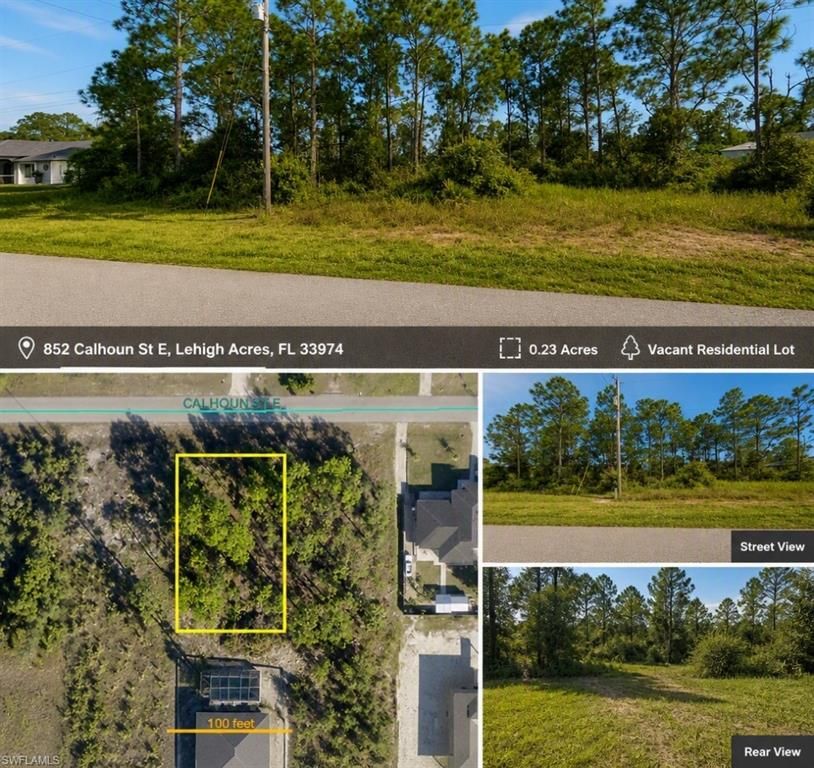 852 Calhoun ST E, LEHIGH ACRES, FL 33974 — exterior