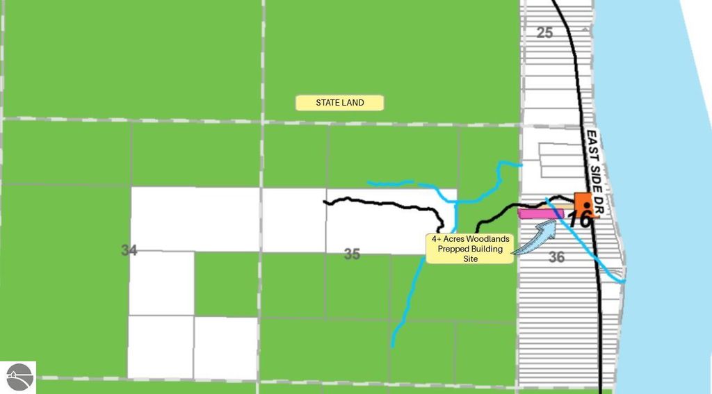 Image 9 of property listing at TBD East Side Drive, Beaver Island, MI 49782