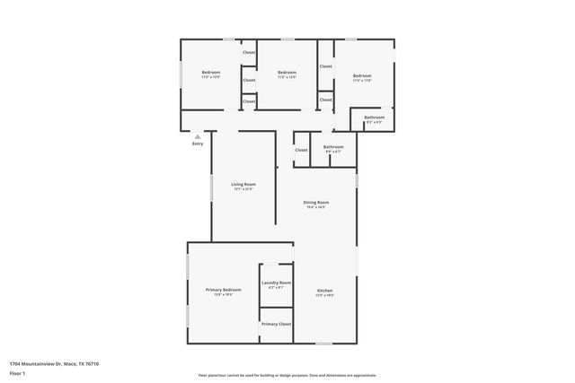 1704 Mountainview Drive, Waco, TX 76710