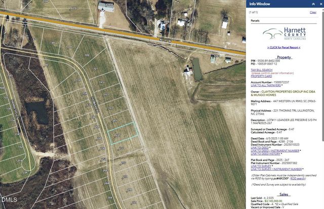 221 Thomas Trail, Lillington, NC 27546