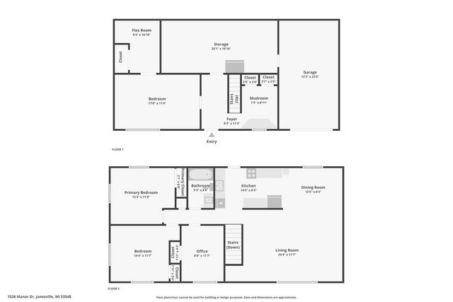 1526 Manor Drive, Janesville, WI 53548