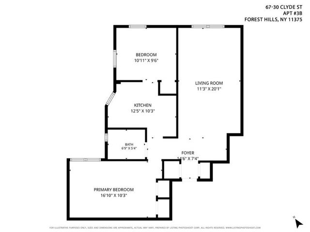 6730 Clyde St Apt 3B, New York City, NY 11375