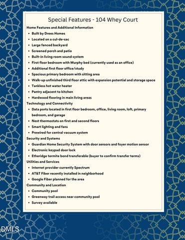 104 Whey Court, Wake Forest, NC 27587